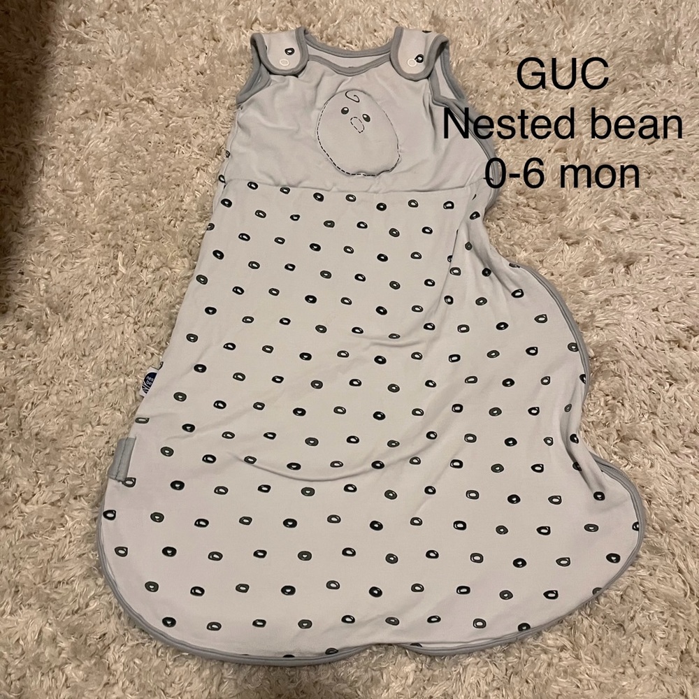 Nested Bean Sleep Sack, GUC, 0-6 months